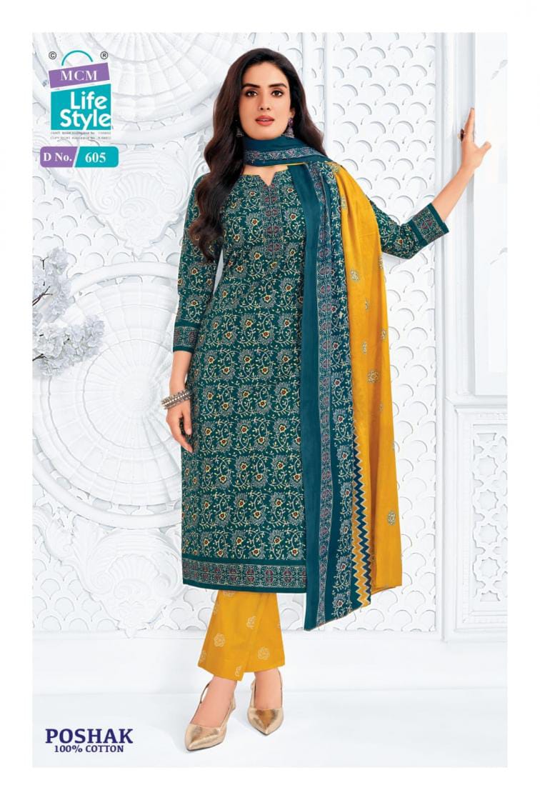Poshak Vol 6 By Mcm Cotton Kurti With Bottom Dupatta 